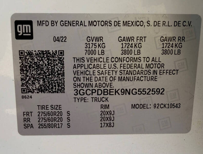 2022 Chevrolet Silverado 1500 Custom