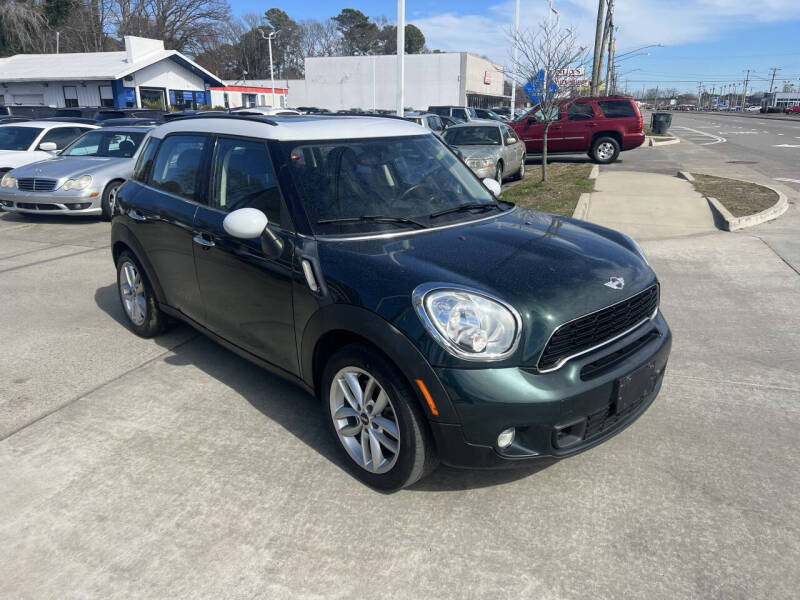 Used 2013 MINI Countryman Countryman S with VIN WMWZC3C56DWP24752 for sale in Norfolk, VA