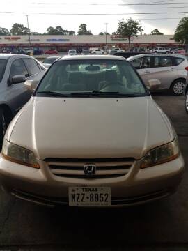 2002 Honda Accord for sale at SBC Auto Sales in Houston TX