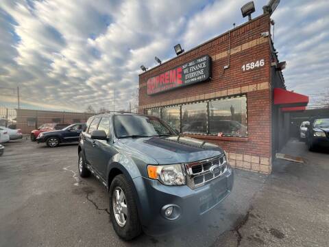 2010 Ford Escape for sale at Supreme Motor Groups in Detroit MI