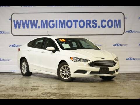 2018 Ford Fusion for sale at MGI Motors in Sacramento CA
