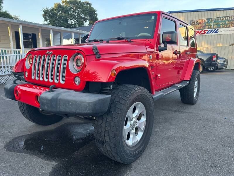 2016 Jeep Wrangler Unlimited for sale at RoMicco Cars and Trucks in Tampa FL