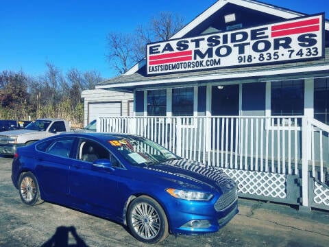 2013 Ford Fusion for sale at EASTSIDE MOTORS in Tulsa OK
