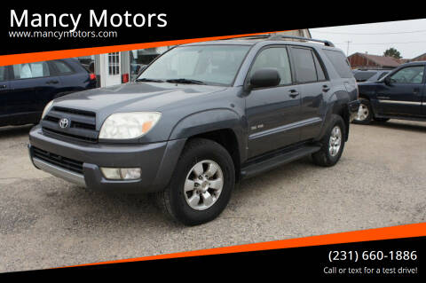 2003 Toyota 4Runner for sale at Mancy Motors in Mancelona MI