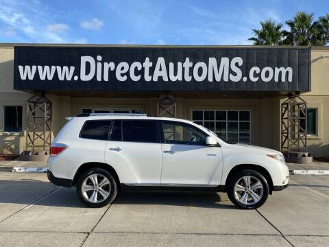 2013 Toyota Highlander for sale at Direct Auto in D'Iberville MS