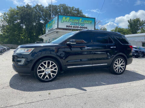 2017 Ford Explorer for sale at Mainline Auto in Jacksonville FL