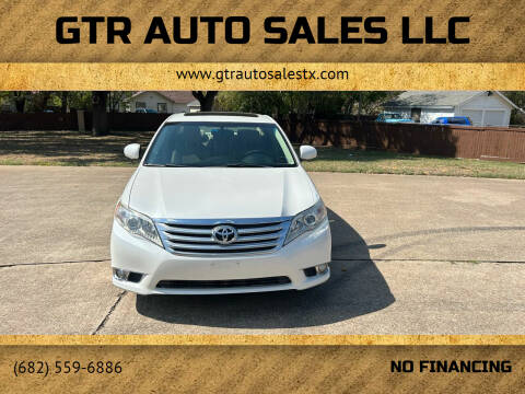 2011 Toyota Avalon for sale at GTR Auto Sales LLC in Haltom City TX