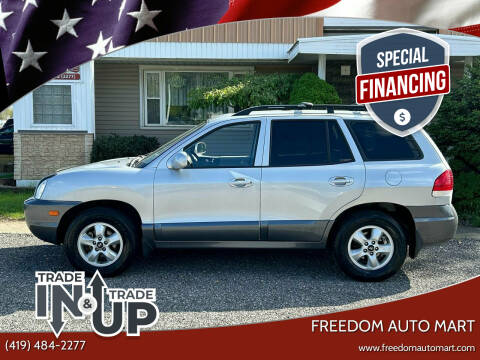 2005 Hyundai Santa Fe for sale at Freedom Auto Mart in Bellevue OH