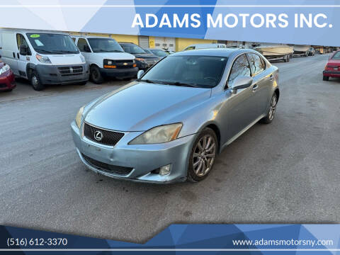 2006 Lexus IS 250 for sale at Adams Motors INC. in Inwood NY