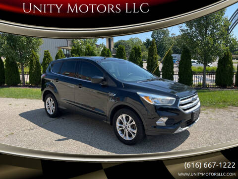 2017 Ford Escape for sale at Unity Motors LLC in Hudsonville MI