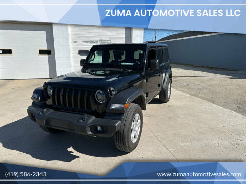 2020 Jeep Wrangler Unlimited for sale at Zuma Automotive Sales LLC in Celina OH