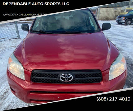 2008 Toyota RAV4 for sale at DEPENDABLE AUTO SPORTS LLC in Madison WI
