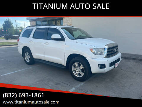 2014 Toyota Sequoia for sale at TITANIUM AUTO SALE in Houston TX
