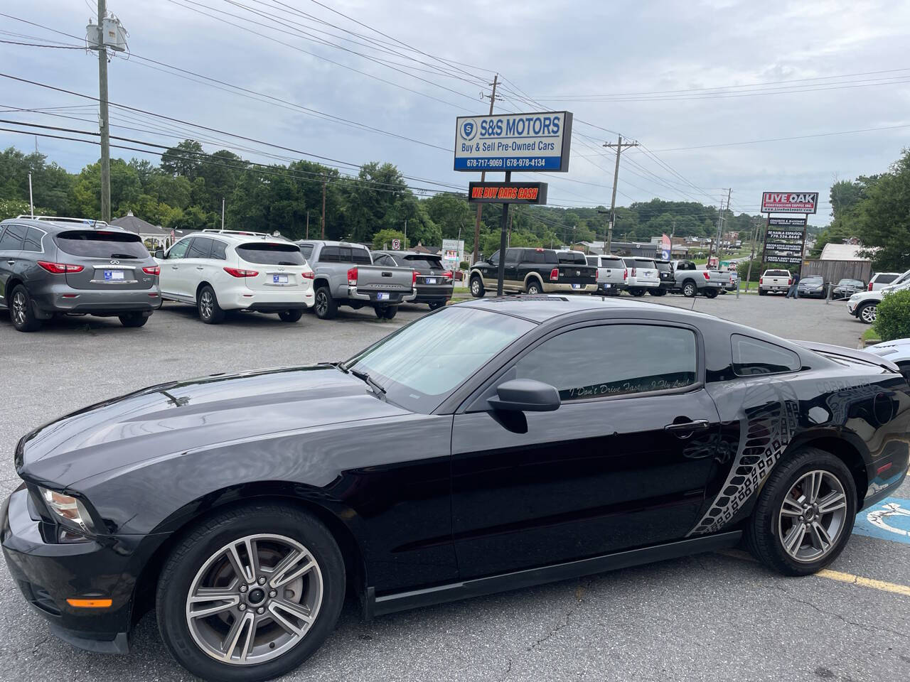 2010 Ford Mustang for sale at S & S Motors in Marietta, GA