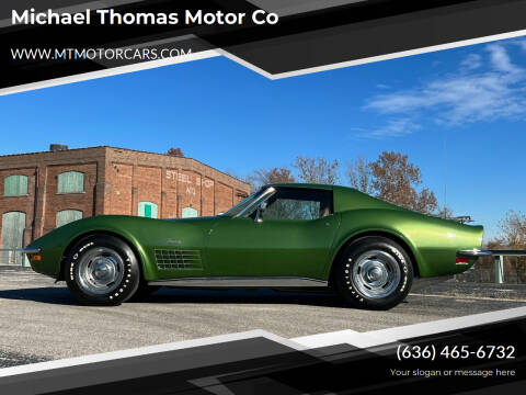 1972 Chevrolet Corvette for sale at Michael Thomas Motor Co in Saint Charles MO
