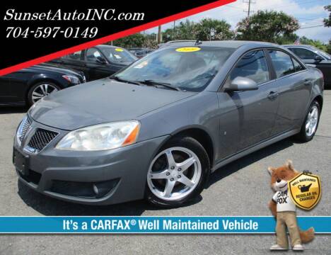 2009 Pontiac G6 for sale at Sunset Auto in Charlotte NC