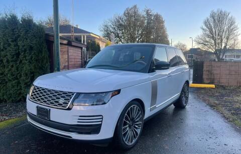 2018 Land Rover Range Rover for sale at SEATTLE FINEST MOTORS in Lynnwood WA