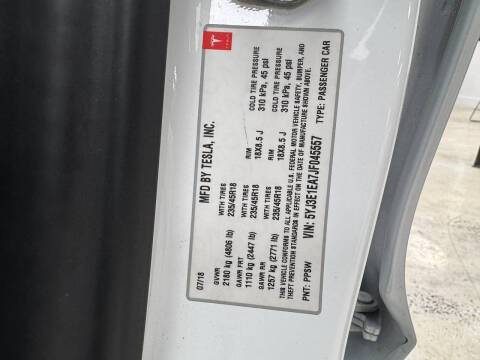 2018 Tesla Model 3 Long Range