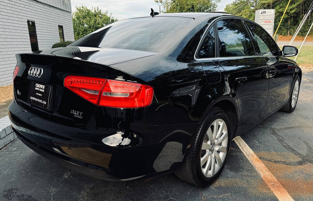 2013 Audi A4 for sale at Crown Auto Sales in Marietta, GA