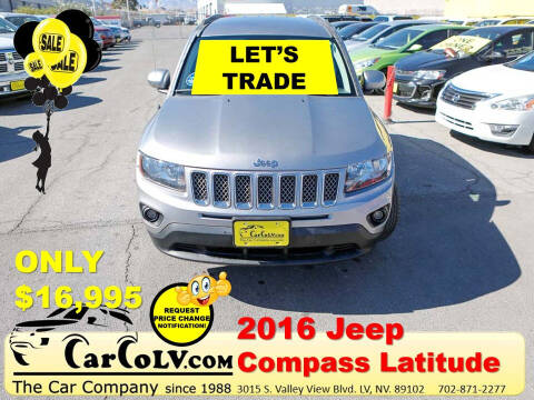 2016 Jeep Compass for sale at The Car Company in Las Vegas NV