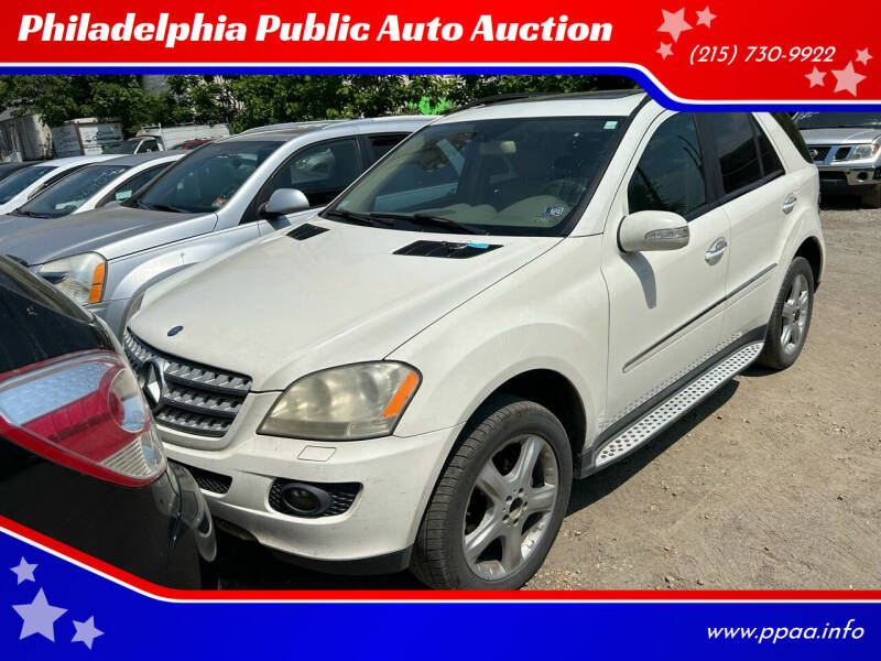 2008 Mercedes-Benz M-Class for sale at Philadelphia Public Auto Auction in Philadelphia PA