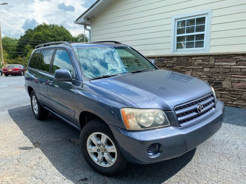 2003 Toyota Highlander for sale at NO FULL COVERAGE AUTO SALES LLC in Austell GA