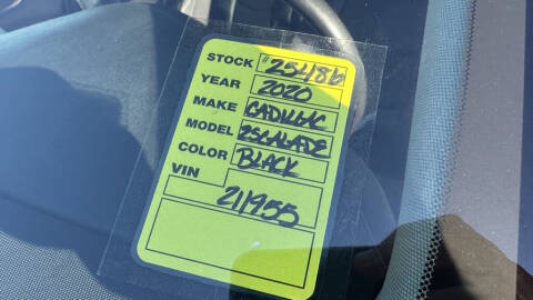 2020 Cadillac Escalade Luxury