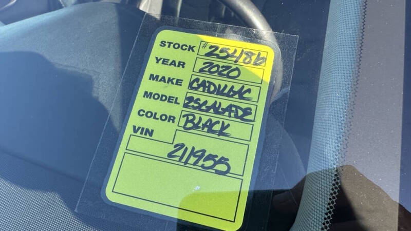 2020 Cadillac Escalade Luxury