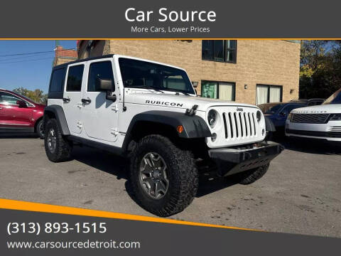 2014 Jeep Wrangler Unlimited for sale at Car Source in Detroit MI