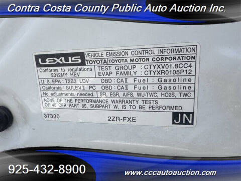 2012 Lexus CT 200h Premium