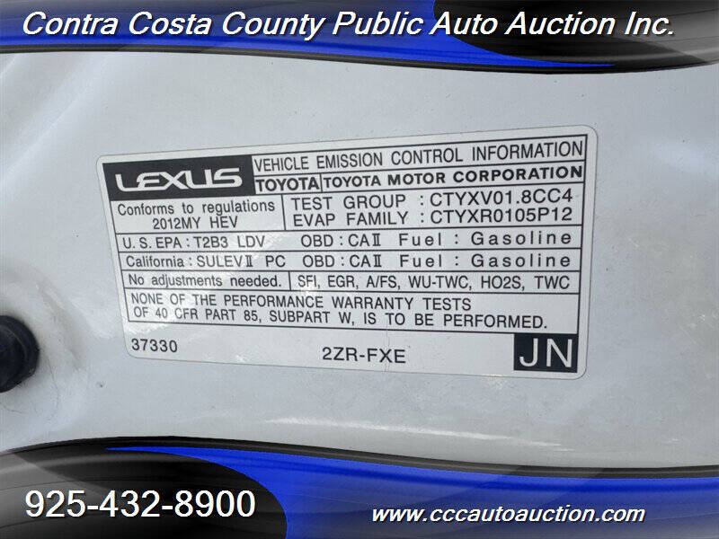 2012 Lexus CT 200h Premium