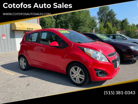 2015 Chevrolet Spark for sale at Cotofos Auto Sales in Des Moines IA