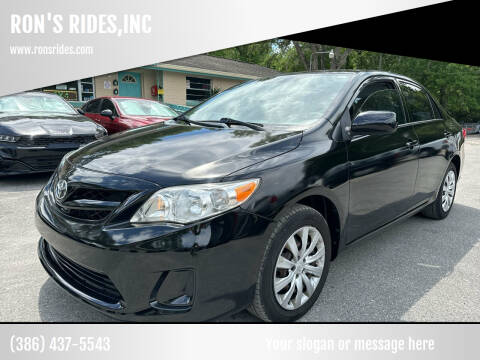 2012 Toyota Corolla for sale at RON'S RIDES,INC in Bunnell FL