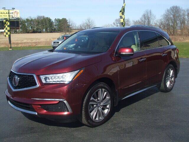 2018 Acura MDX for sale at TROXELL AUTO SALES in Creston OH