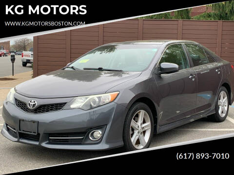 2013 Toyota Camry for sale at KG MOTORS in West Newton MA