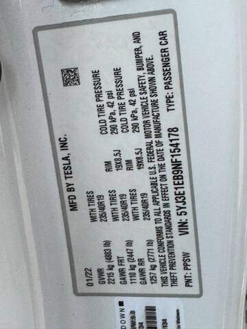 2022 Tesla Model 3 Long Range