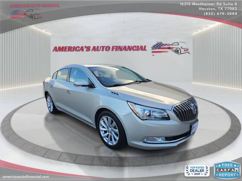 2015 Buick LaCrosse for sale at America's Auto Financial in Houston TX