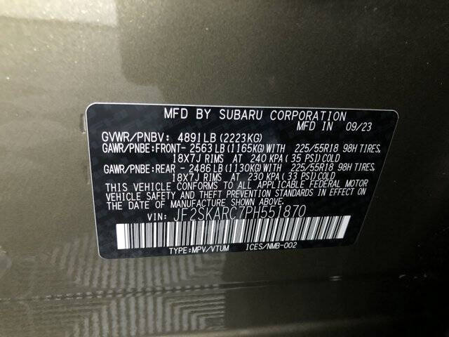2023 Subaru Forester Touring