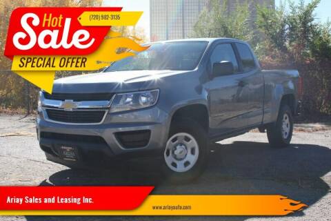 2018 Chevrolet Colorado for sale at Ariay Sales and Leasing Inc. in Denver CO