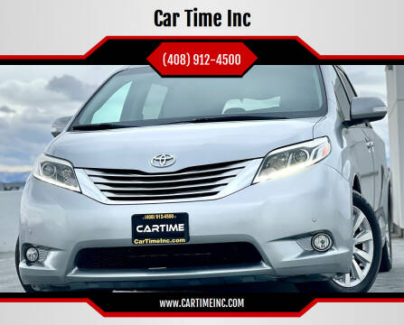 2015 Toyota Sienna for sale at Car Time Inc in San Jose CA