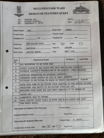 1996 Rolls-Royce Silver Spur