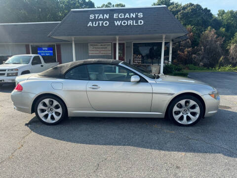 2004 BMW 6 Series for sale at STAN EGAN'S AUTO WORLD, INC. in Greer SC