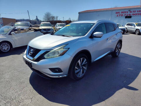 2015 Nissan Murano for sale at Big Boys Auto Sales in Russellville KY