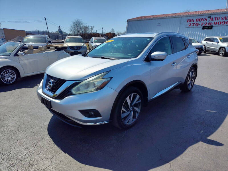 2015 Nissan Murano for sale at Big Boys Auto Sales in Russellville KY