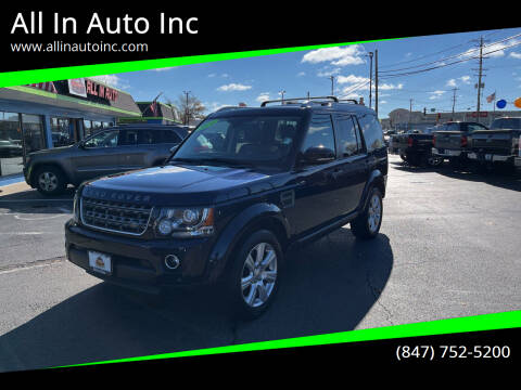 2014 Land Rover LR4 for sale at All In Auto Inc in Palatine IL