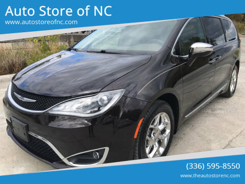 2017 Chrysler Pacifica for sale at Auto Store of NC in Walnut Cove NC