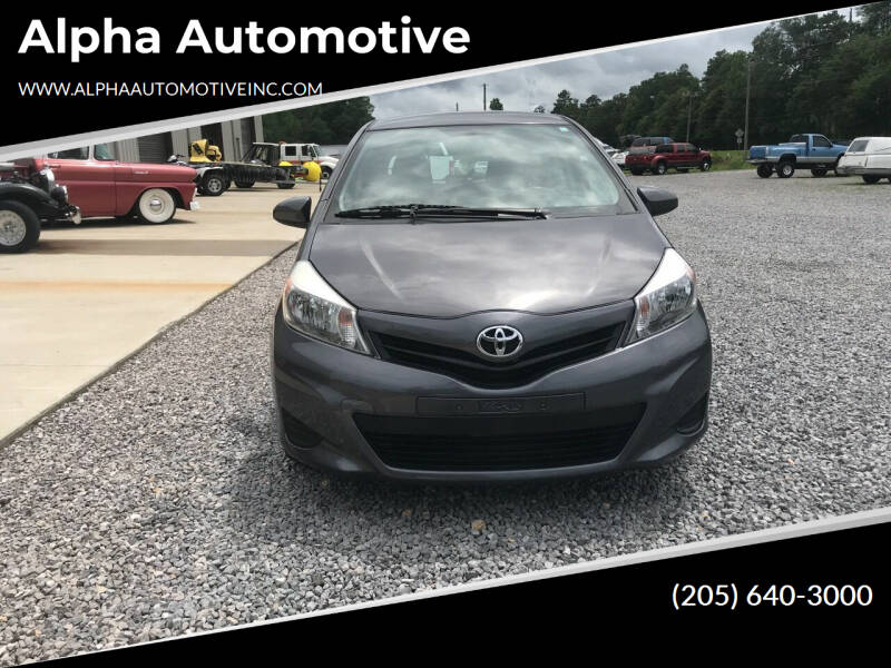 2014 Toyota Yaris for sale at Alpha Automotive in Odenville AL