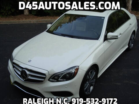 2014 Mercedes-Benz E-Class for sale at D45 Auto Brokers in Raleigh NC