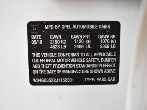 2018 Buick Regal TourX Preferred