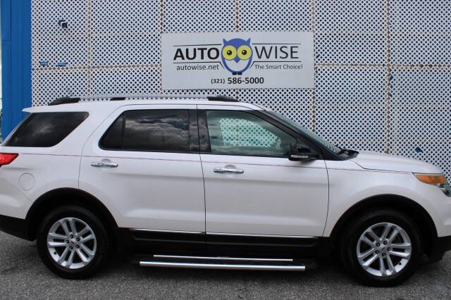White Platinum Metallic Tri-Coat 2015 Ford Explorer XLT XLT 4dr SUV 2